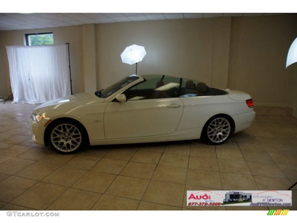 2009 3 Series 328i Convertible - Alpine White / Saddle Brown Dakota Leather photo #12