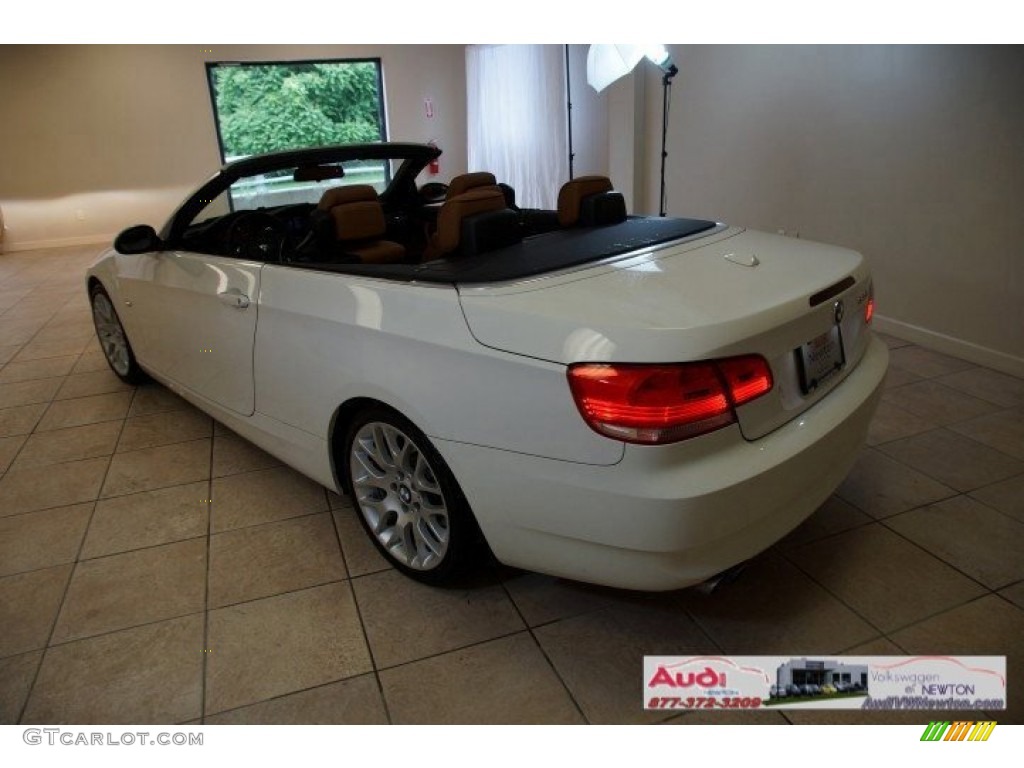 2009 3 Series 328i Convertible - Alpine White / Saddle Brown Dakota Leather photo #15