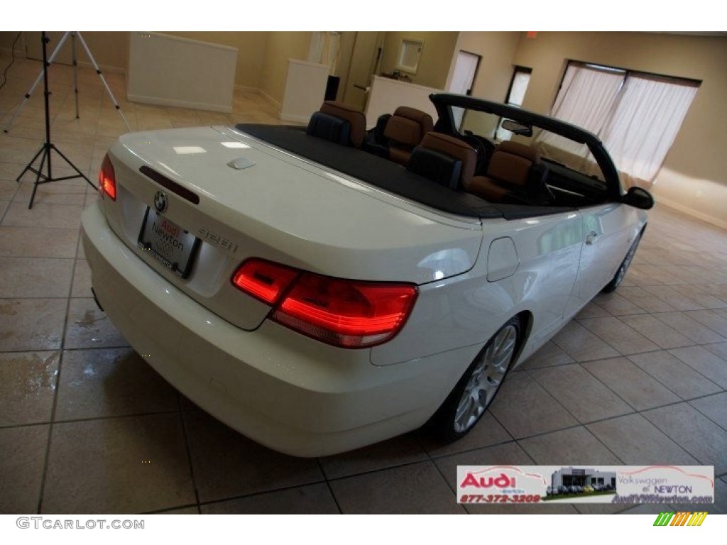 2009 3 Series 328i Convertible - Alpine White / Saddle Brown Dakota Leather photo #17