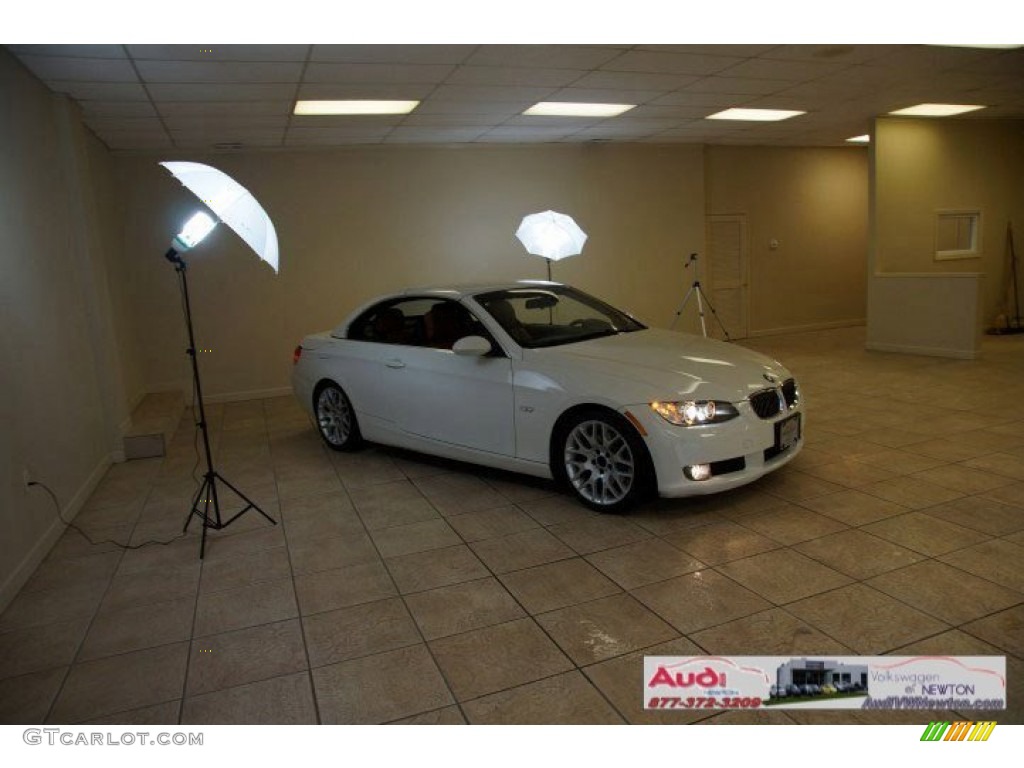 2009 3 Series 328i Convertible - Alpine White / Saddle Brown Dakota Leather photo #20