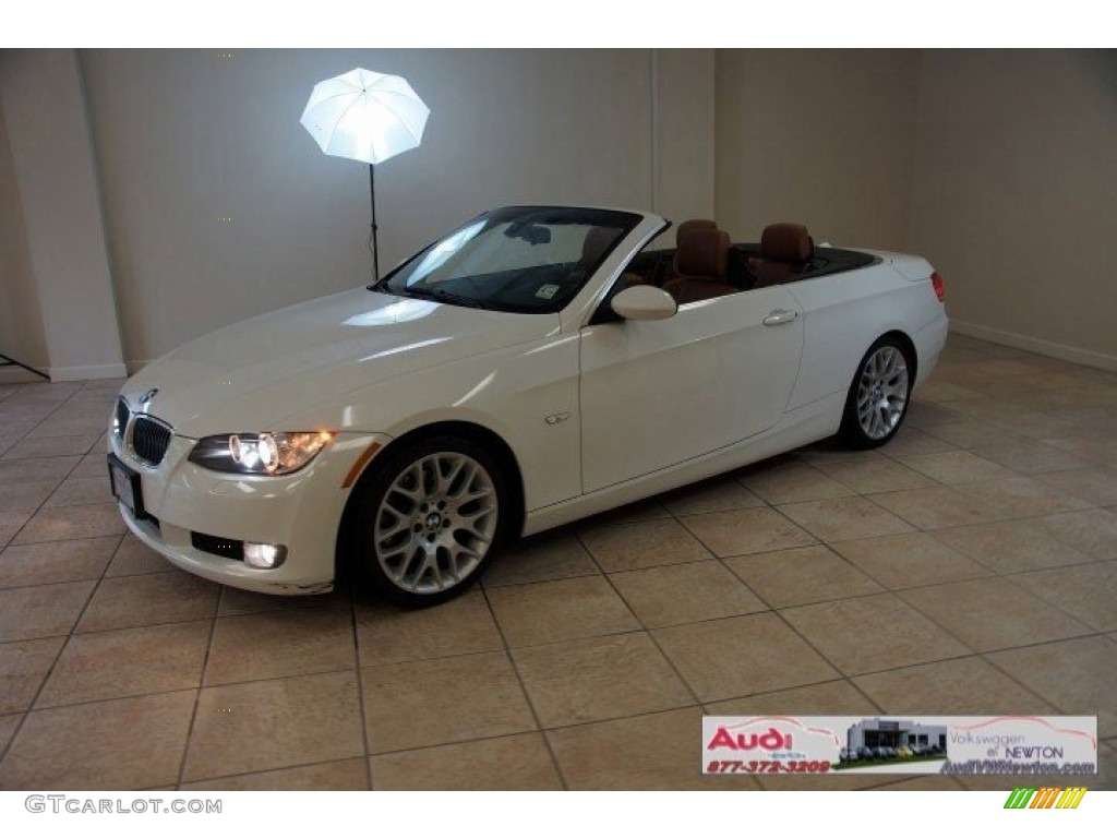 2009 3 Series 328i Convertible - Alpine White / Saddle Brown Dakota Leather photo #21