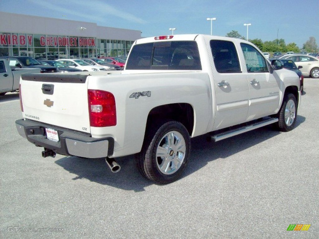 2012 Silverado 1500 LTZ Crew Cab 4x4 - White Diamond Tricoat / Light Cashmere/Dark Cashmere photo #11