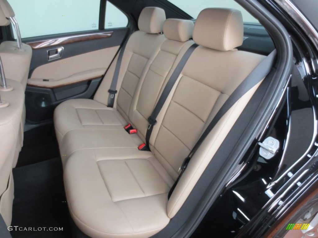 Almond Beige Interior 2010 Mercedes-Benz E 350 Sedan Photo #66627803