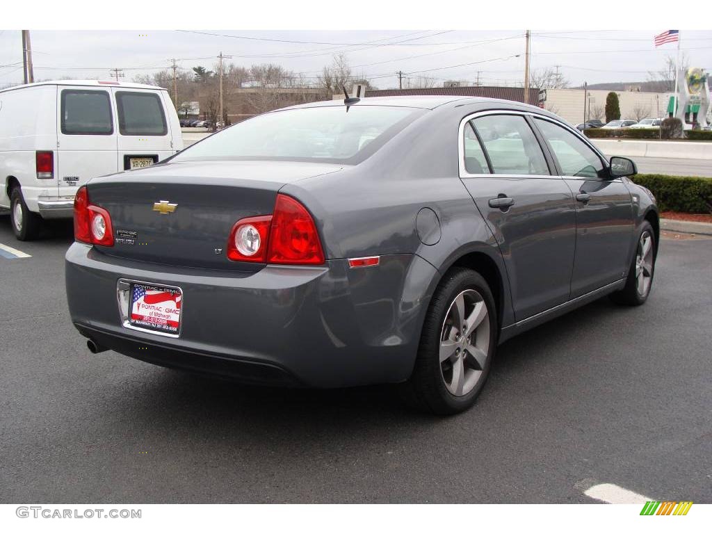 2008 Malibu LT Sedan - Dark Gray Metallic / Ebony photo #5