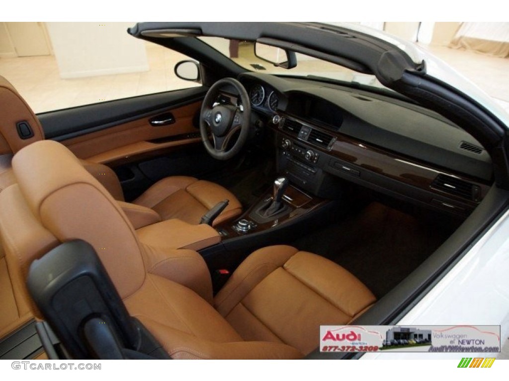 2009 3 Series 328i Convertible - Alpine White / Saddle Brown Dakota Leather photo #55