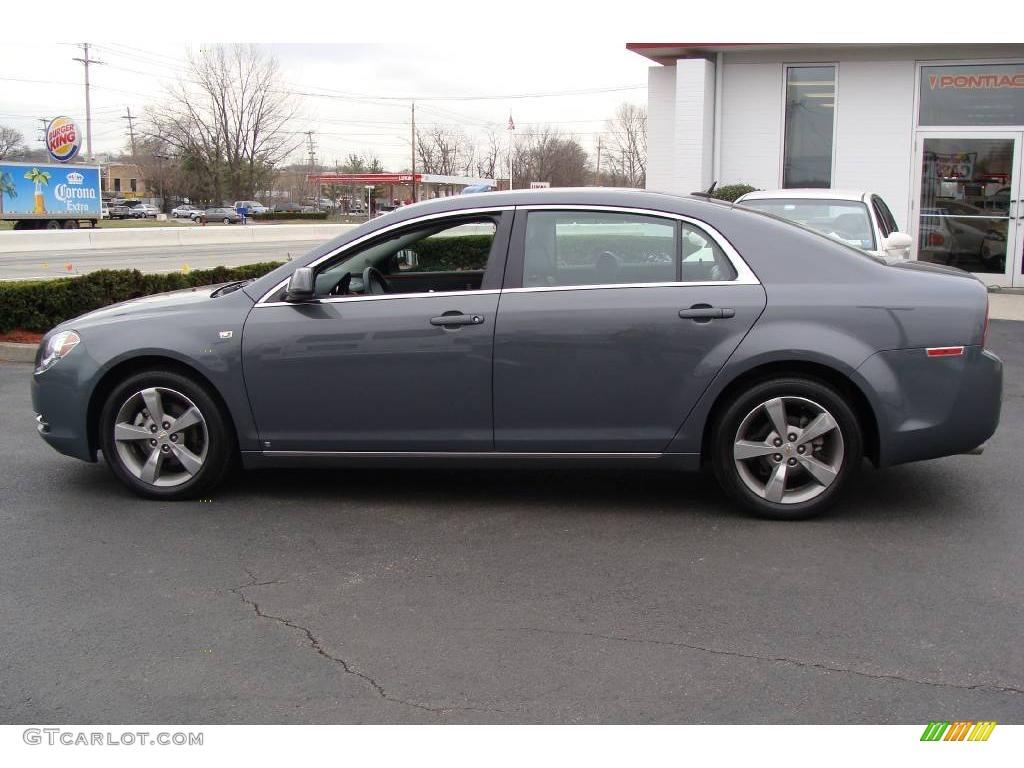 2008 Malibu LT Sedan - Dark Gray Metallic / Ebony photo #8