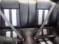 Charcoal Black/White Rear Seat Photo for 2010 Ford Mustang #66628148