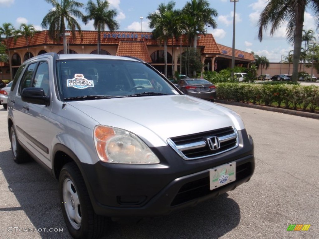 2004 CR-V LX - Satin Silver Metallic / Black photo #1