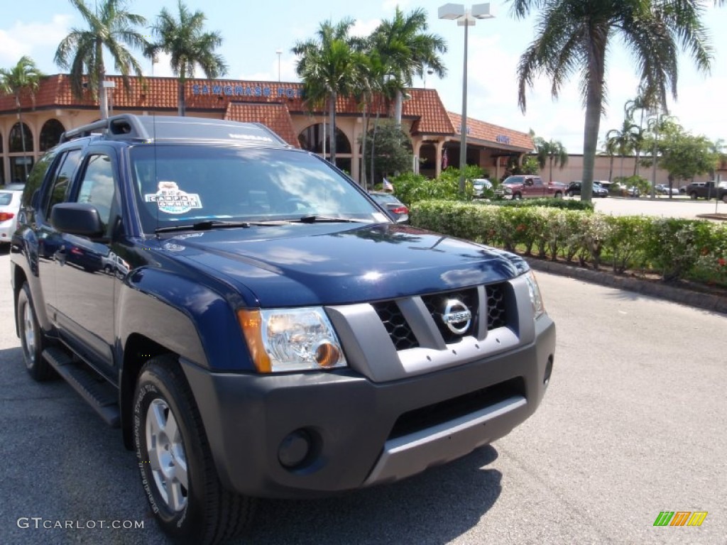 2008 Xterra S - Midnight Blue / Steel/Graphite photo #1