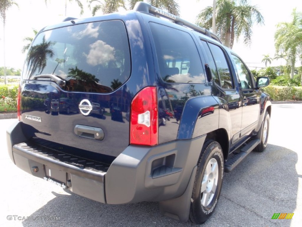 2008 Xterra S - Midnight Blue / Steel/Graphite photo #6
