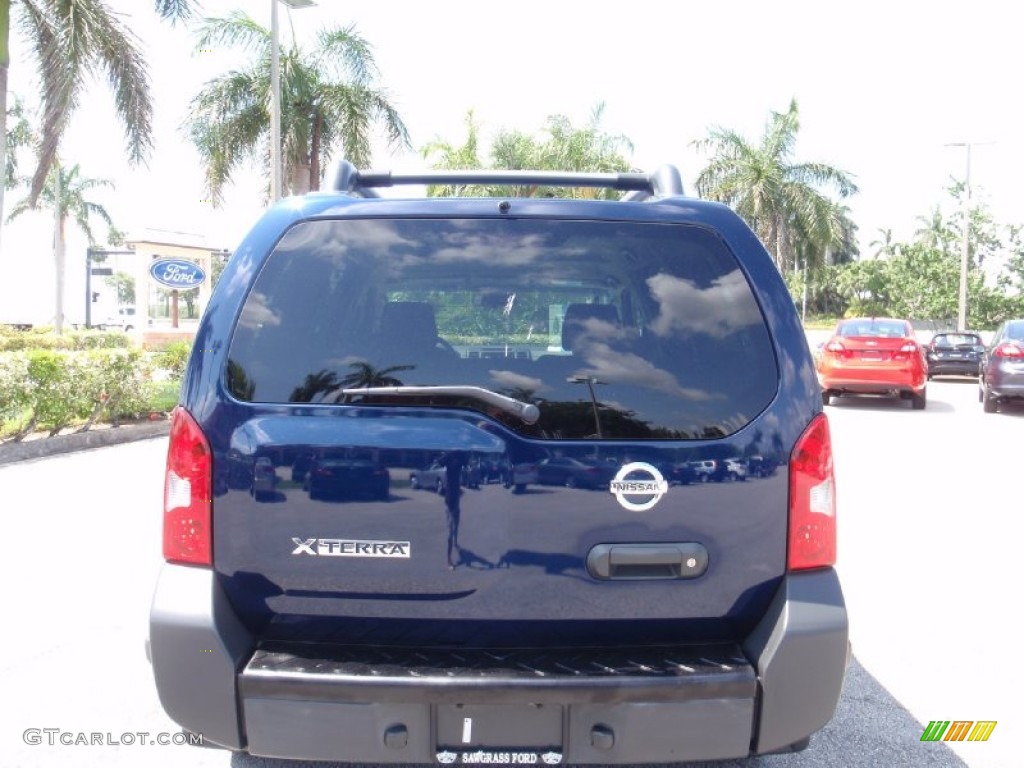 2008 Xterra S - Midnight Blue / Steel/Graphite photo #7