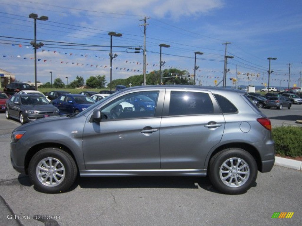 Mercury Gray Pearl 2012 Mitsubishi Outlander Sport ES Exterior Photo #66628711