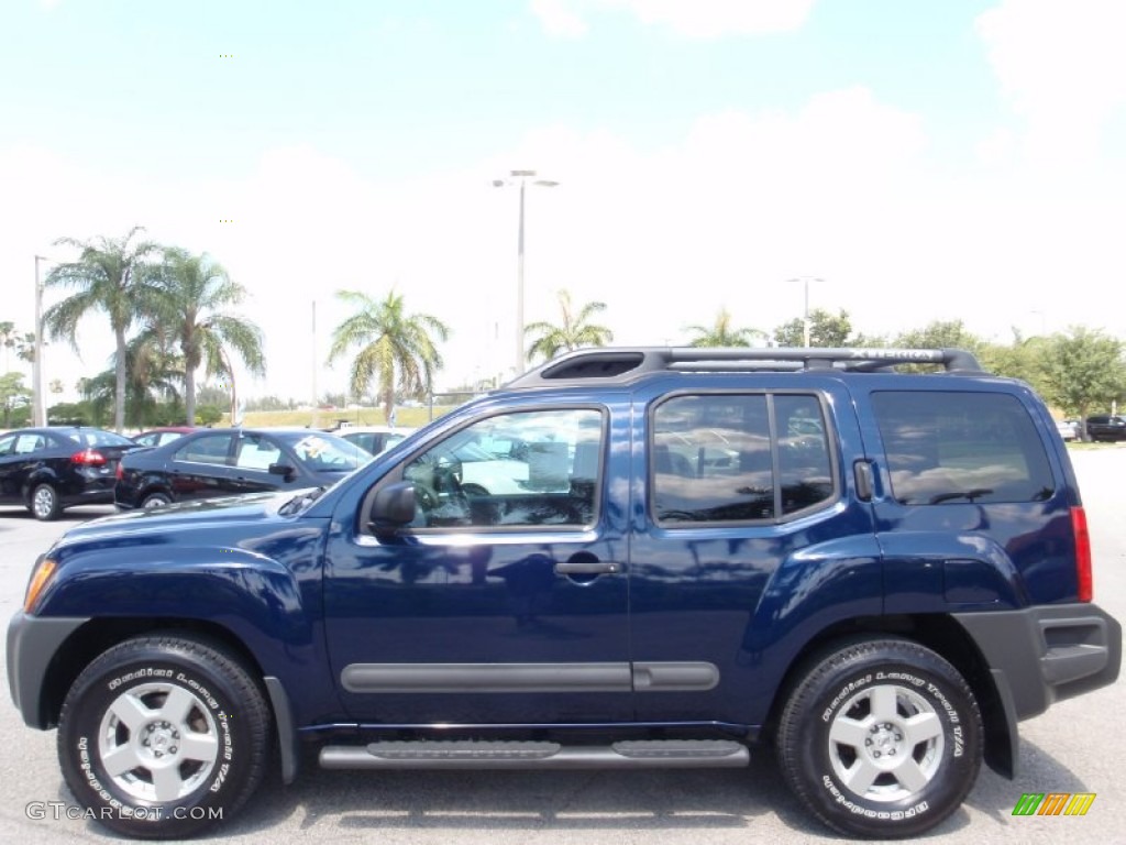 2008 Xterra S - Midnight Blue / Steel/Graphite photo #11