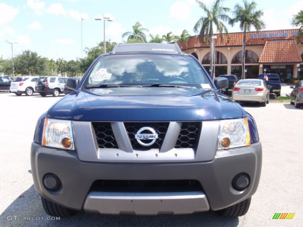2008 Xterra S - Midnight Blue / Steel/Graphite photo #14