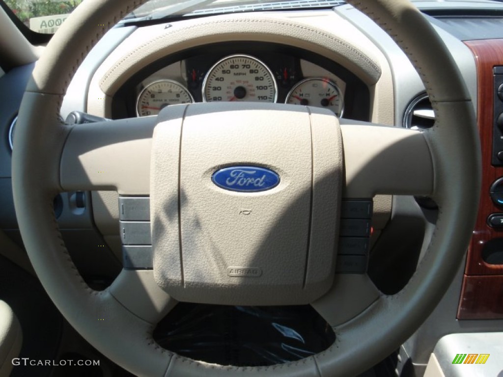 2006 F150 Lariat SuperCrew - Dark Stone Metallic / Tan photo #27