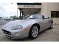 2005 Platinum Silver Metallic Jaguar XK XK8 Convertible  photo #19