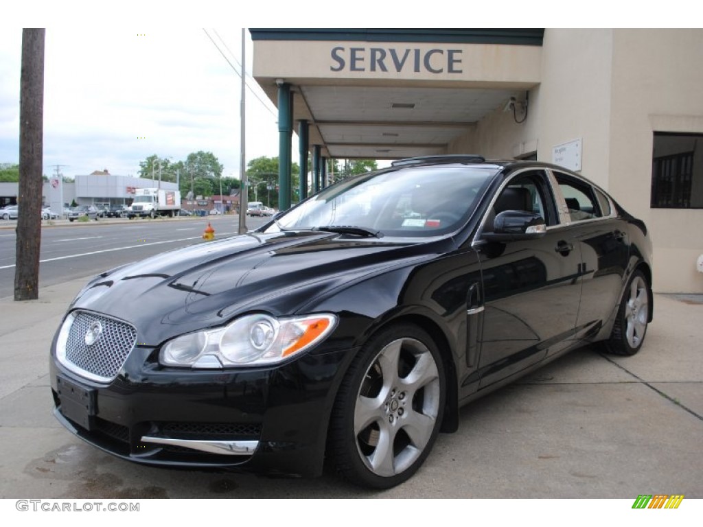 Ebony Black 2009 Jaguar XF Supercharged Exterior Photo #66630227