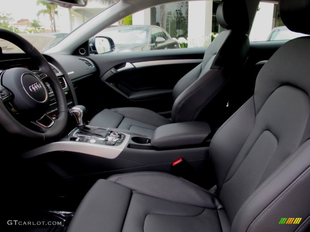 Black Interior 2013 Audi A5 2.0T quattro Coupe Photo #66632003