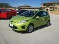 Lime Squeeze Metallic - Fiesta SE Sedan Photo No. 4