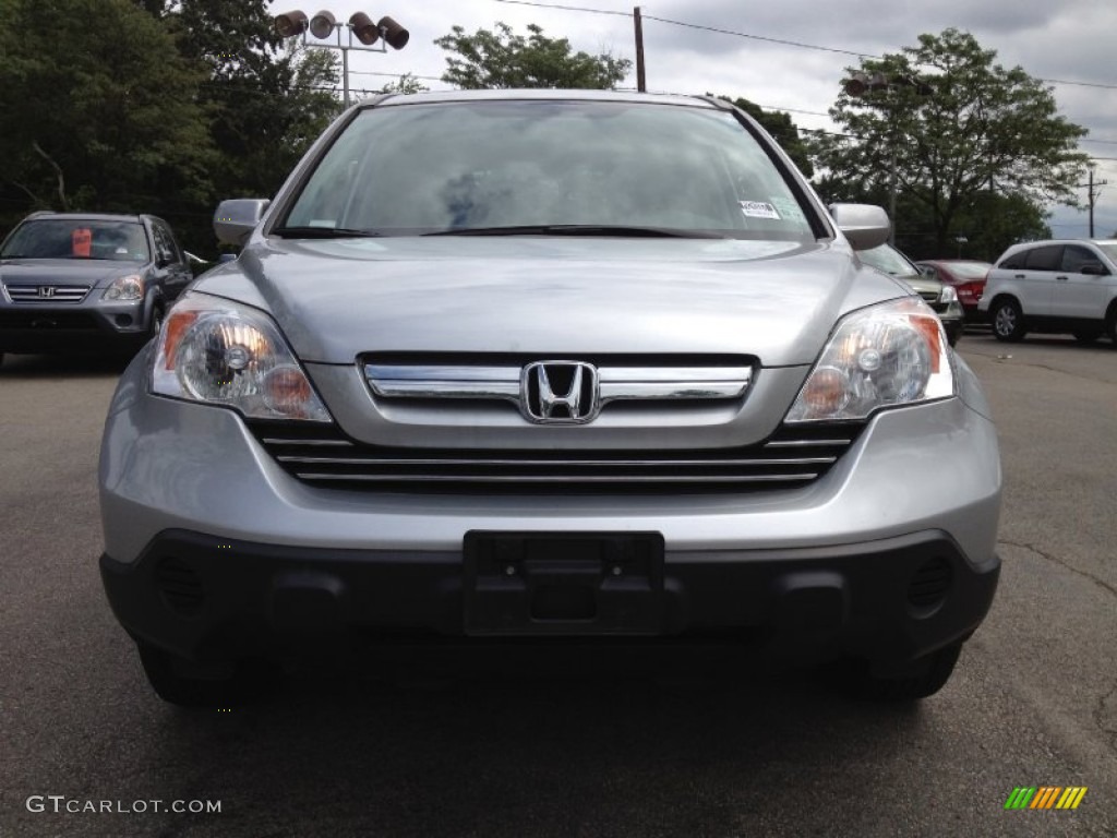 2009 CR-V EX-L 4WD - Alabaster Silver Metallic / Gray photo #6