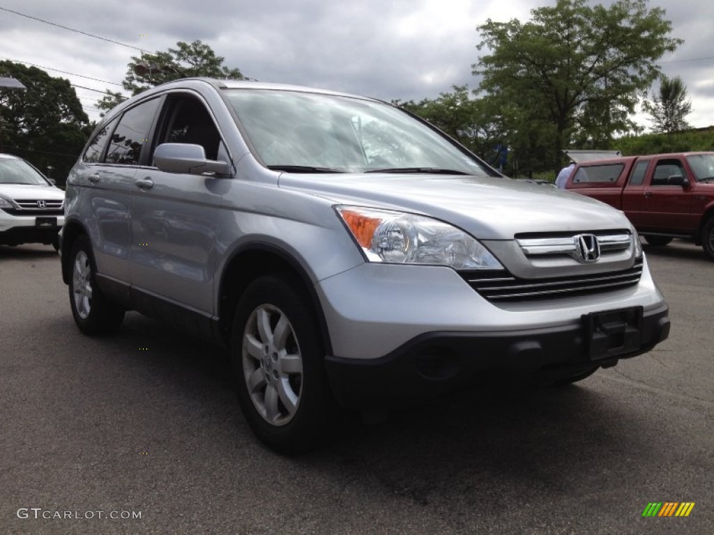 2009 CR-V EX-L 4WD - Alabaster Silver Metallic / Gray photo #7