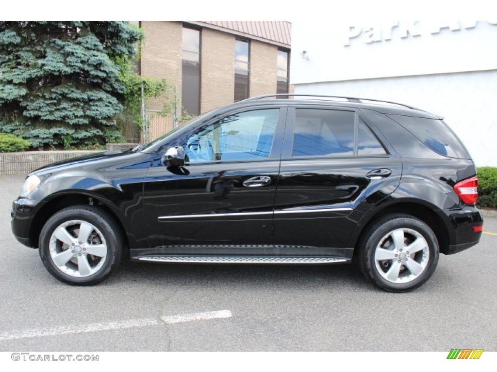 Black 2009 Mercedes-Benz ML 350 4Matic Exterior Photo #66635849