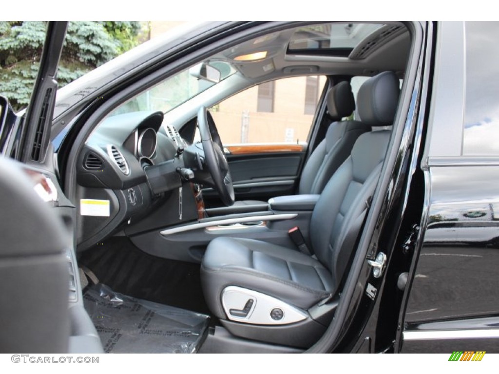 Black Interior 2009 Mercedes-Benz ML 350 4Matic Photo #66635887