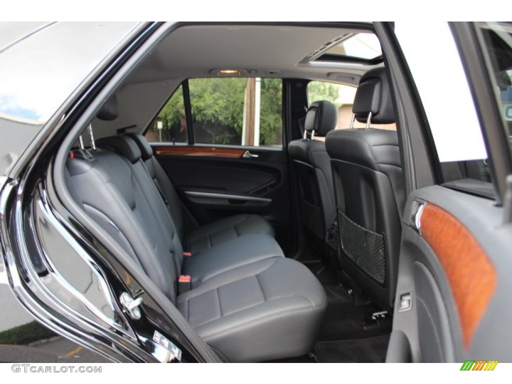 Black Interior 2009 Mercedes-Benz ML 350 4Matic Photo #66635999