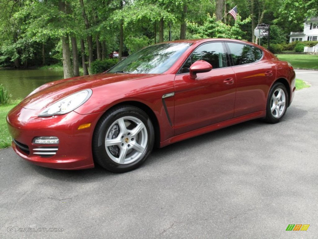 Ruby Red Metallic 2012 Porsche Panamera 4 Exterior Photo #66636524