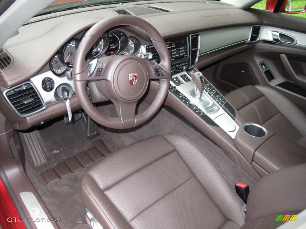 Espresso Interior 2012 Porsche Panamera 4 Photo #66636611