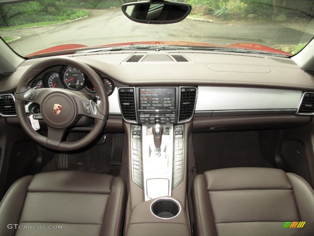 2012 Porsche Panamera 4 Espresso Dashboard Photo #66636637