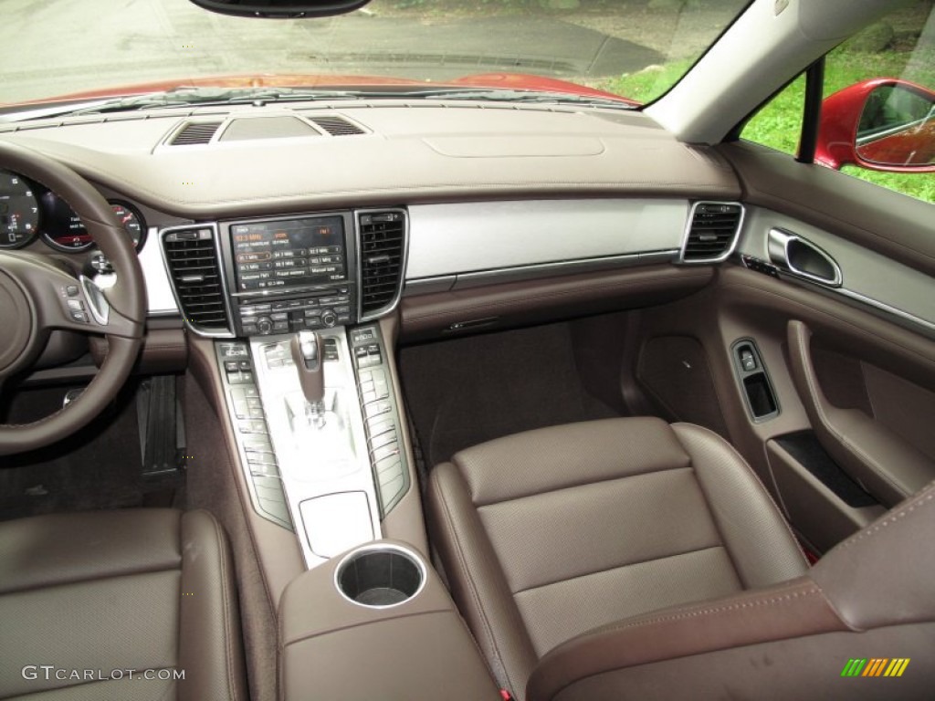 Espresso Interior 2012 Porsche Panamera 4 Photo #66636644