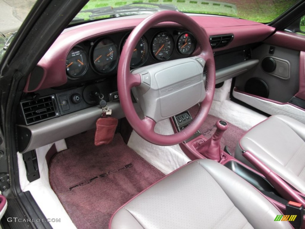 1993 911 Carrera 4 Cabriolet - Slate Grey Metallic / Classic Grey photo #20