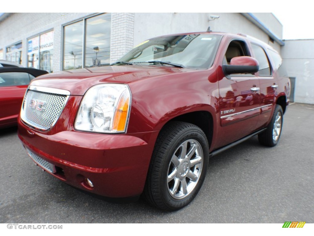 Red Jewel Tintcoat 2008 GMC Yukon Denali AWD Exterior Photo #66636860