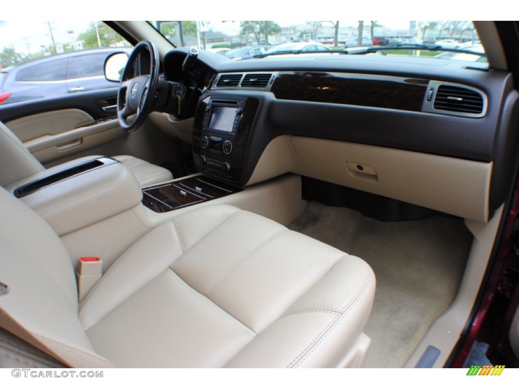 Cocoa/Light Cashmere Interior 2008 GMC Yukon Denali AWD Photo #66636917