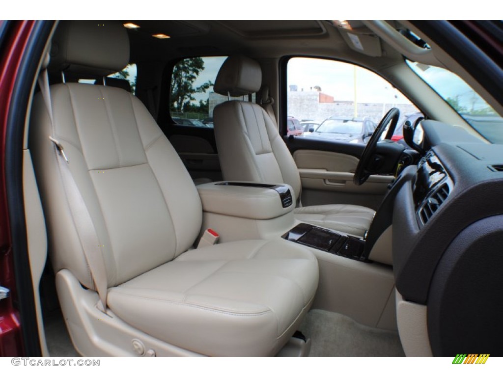 Cocoa/Light Cashmere Interior 2008 GMC Yukon Denali AWD Photo #66636923