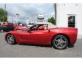 2008 Crystal Red Metallic Chevrolet Corvette Convertible  photo #3