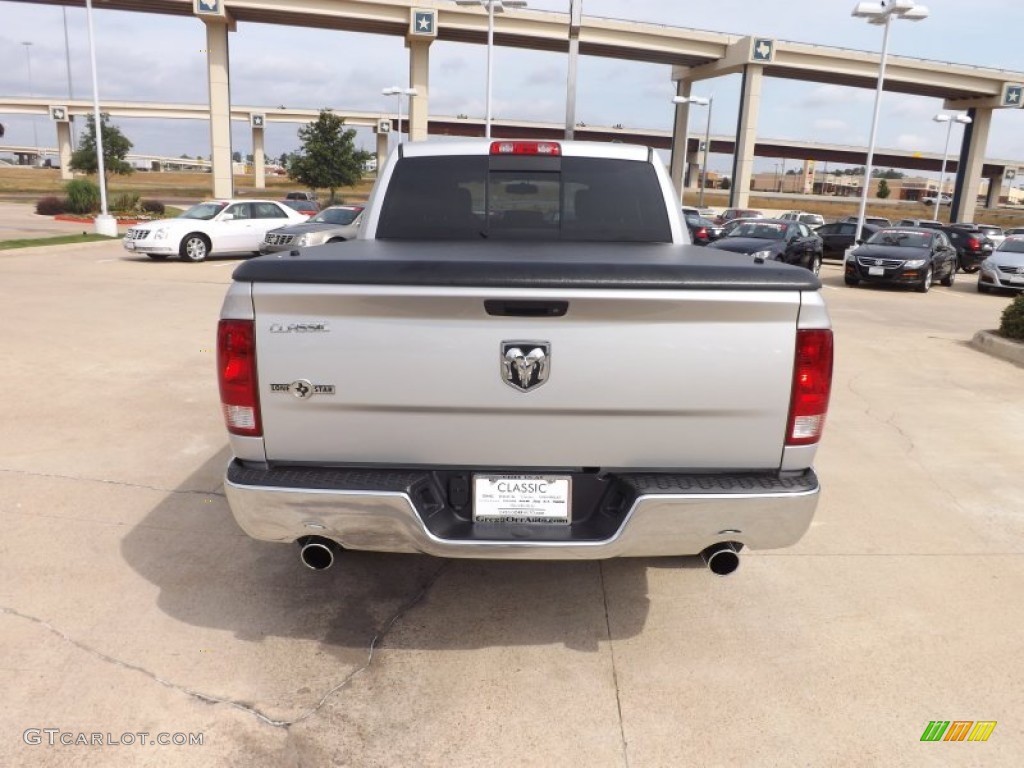 2011 Ram 1500 Lone Star Crew Cab - Bright Silver Metallic / Dark Slate Gray/Medium Graystone photo #4