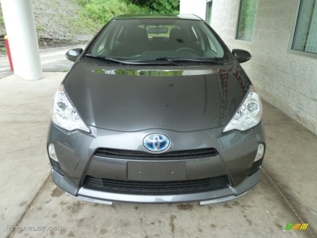 2012 Prius c Hybrid Two - Magnetic Gray Metallic / Light Blue Gray/Black photo #6