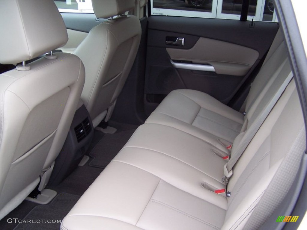 2012 Edge Limited EcoBoost - White Platinum Metallic Tri-Coat / Medium Light Stone photo #7