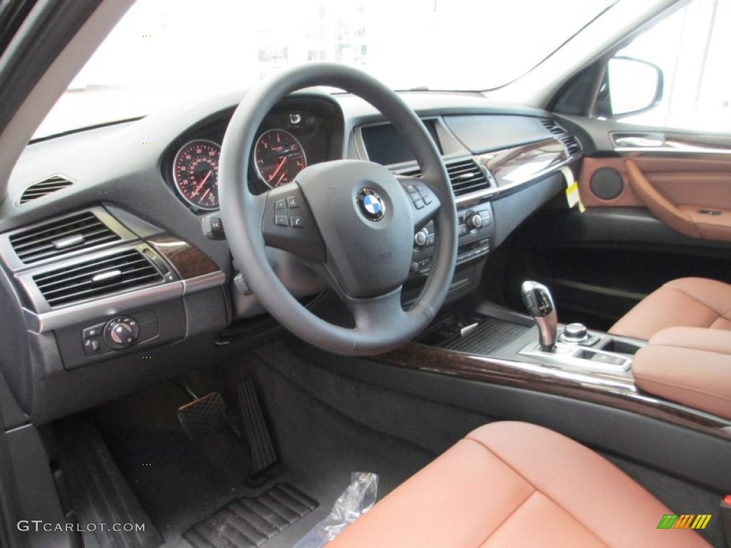 Cinnamon Brown Interior 2012 BMW X5 xDrive35d Photo #66639302