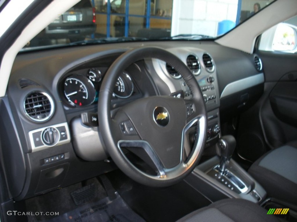 2012 Chevrolet Captiva Sport LS Black Steering Wheel Photo #66640088