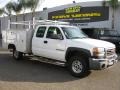 2004 Summit White GMC Sierra 2500HD Work Truck Extended Cab Utility  photo #1