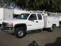 Summit White - Sierra 2500HD Work Truck Extended Cab Utility Photo No. 3