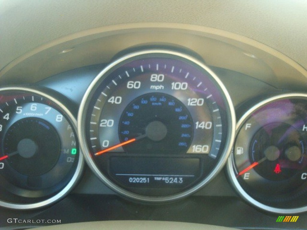 2008 Acura RL 3.5 AWD Sedan Gauges Photo #66642059