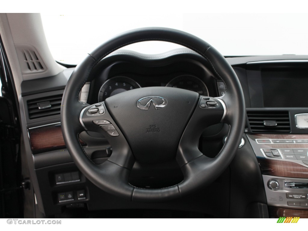 2012 M 56x AWD Sedan - Black Obsidian / Graphite photo #7