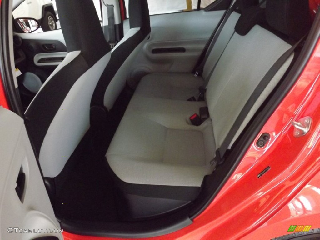 Gray Interior 2012 Toyota Prius c Hybrid One Photo #66642527