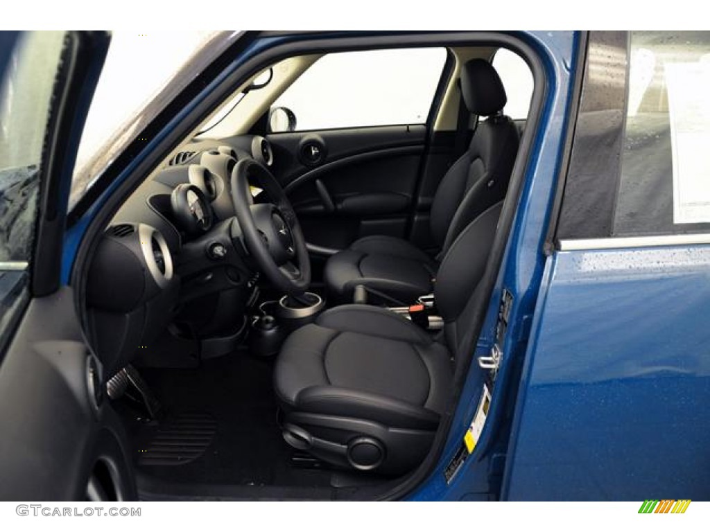 Carbon Black Interior 2012 Mini Cooper S Countryman All4 AWD Photo #66642766