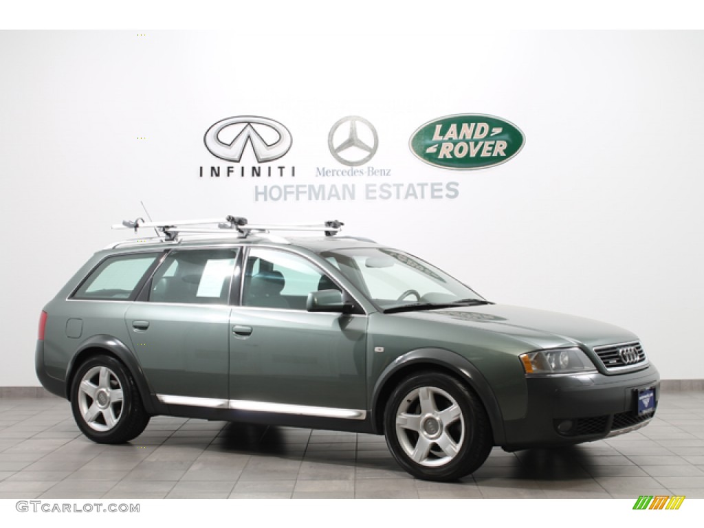 2001 Allroad 2.7T quattro Avant - Highland Green Metallic / Fern Green/Desert Grass photo #1