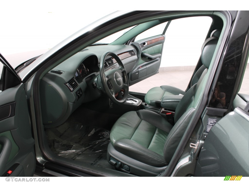 Fern Green/Desert Grass Interior 2001 Audi Allroad 2.7T quattro Avant Photo #66643313